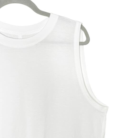 Lululemon All Yours Tank Top Sleeveless Stretch Cotton Breathable In White 12 - Picture 6 of 9